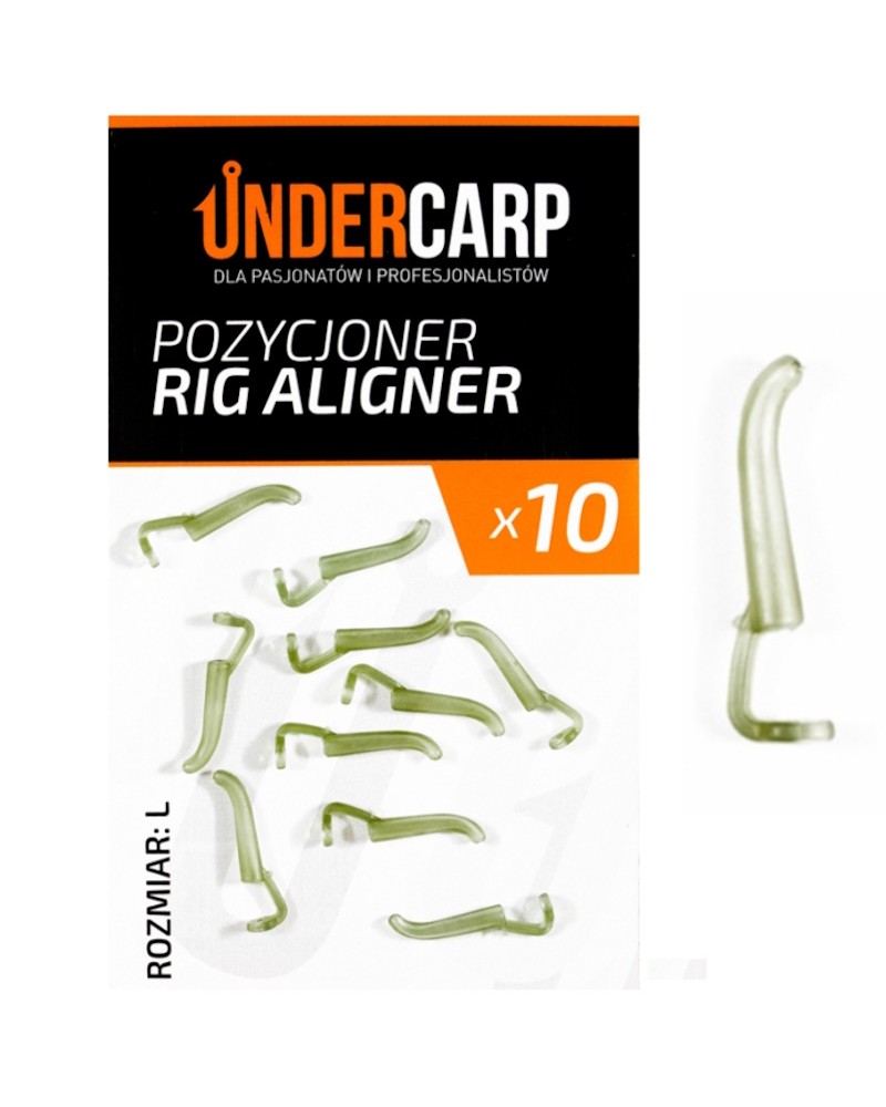 Pozycjoner Do Haków Karpiowych Undercarp Rig Aligner Zielony L 10szt.