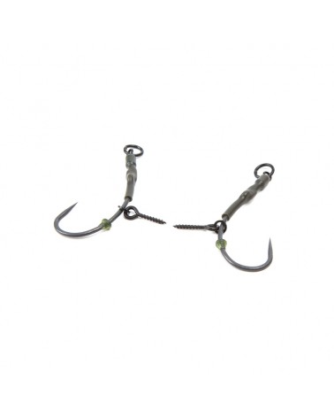 Przypon karpiowy Undercarp Ronnie Rig Bezzadziorowy