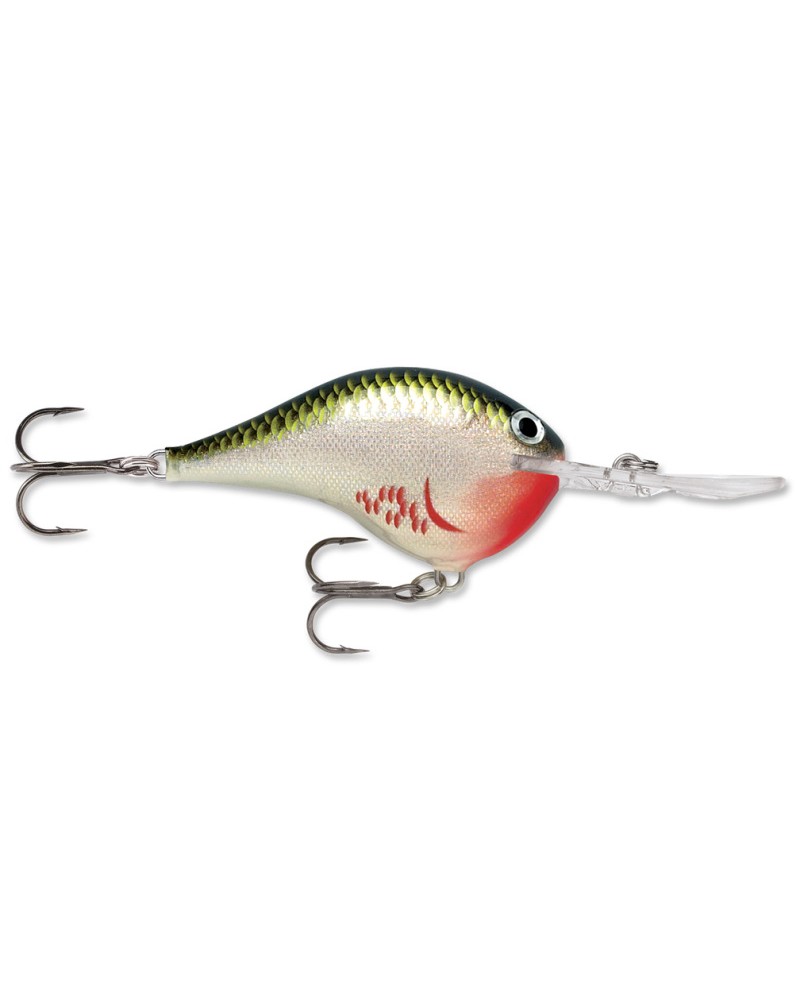 Wobler Rapala Dives-To 7cm 22g 4.3m DT14 BOS Bleeding Olive Shiner