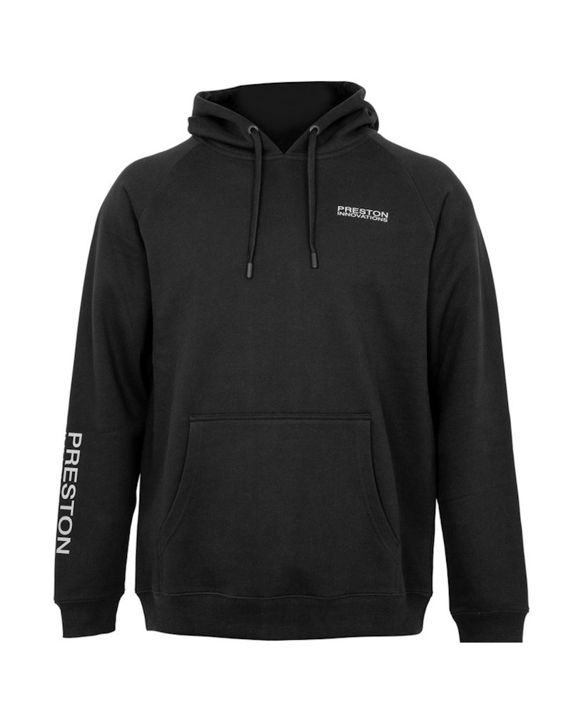 Bluza Wędkarska Z Kapturem Preston Black French Terry Hoodie