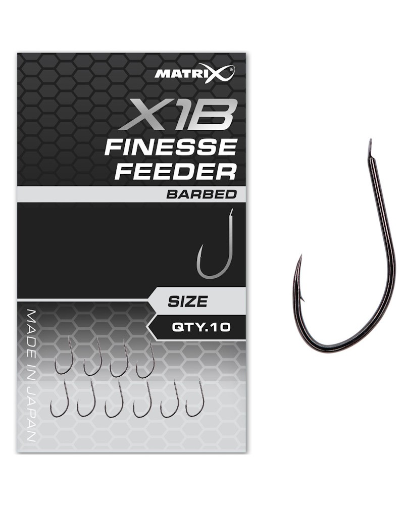 Haczyki Matrix X1B Finesse Feeder Barbed