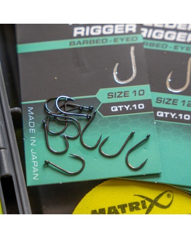 Haczyki Matrix X3B Feeder Rigger Barbed Eyed