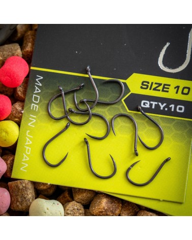 Haczyki Matrix X6 Carp Pellet Rigger Barbless Eyed