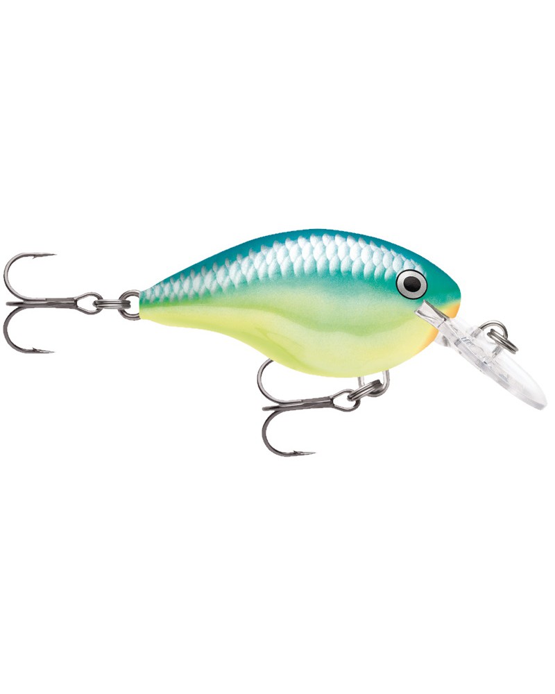 Wobler Rapala Dives-To 5cm 9g 1.2m DT04 CRSD Caribbean Shad