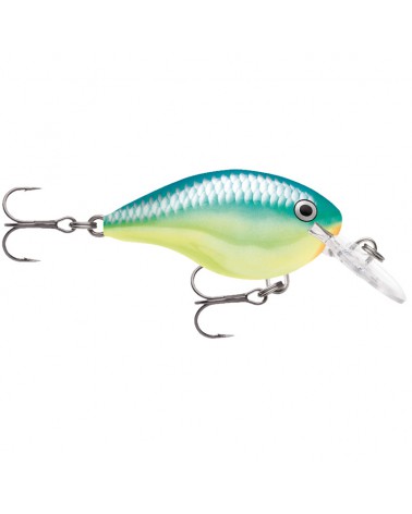 Wobler Rapala Dives-To 5cm 9g 1.2m DT04 CRSD Caribbean Shad