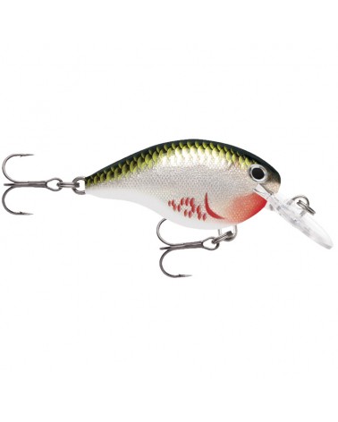 Wobler Rapala Dives-To 5cm 9g 1.2m DT04 BOS Bleeding Olive Shiner