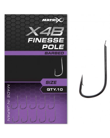 Haczyki Matrix X4B Finesse Pole Barbed
