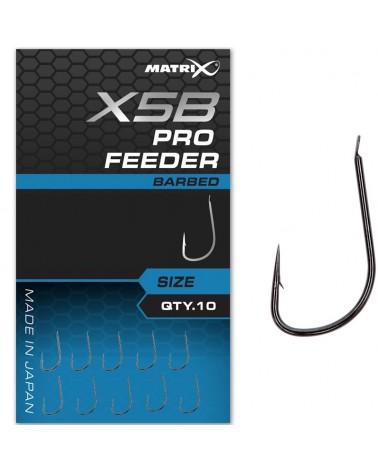 Haczyki Matrix X5B Pro Feeder Barbed