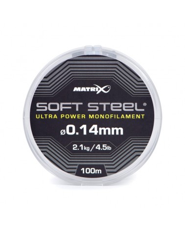 Żyłka Matrix Soft Steel Ultra Power Monofilament 0.14mm 2.10kg 4.50lb 100m