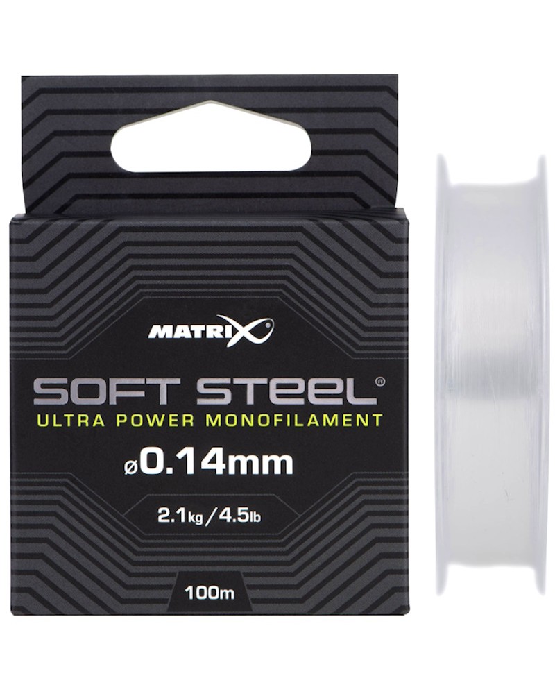 Żyłka Matrix Soft Steel Ultra Power Monofilament 0.14mm 2.10kg 4.50lb 100m