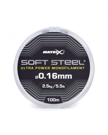 Żyłka Matrix Soft Steel Ultra Power Monofilament 0.16mm 2.50kg 5.50lb 100m