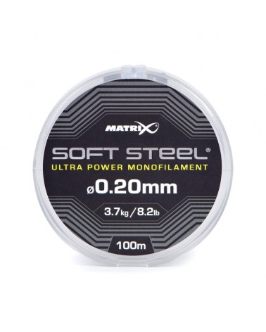 Żyłka Matrix Soft Steel Ultra Power Monofilament 0.20mm 3.70kg 8.20lb 100m