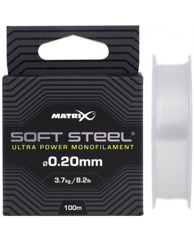 Żyłka Matrix Soft Steel Ultra Power Monofilament 0.20mm 3.70kg 8.20lb 100m