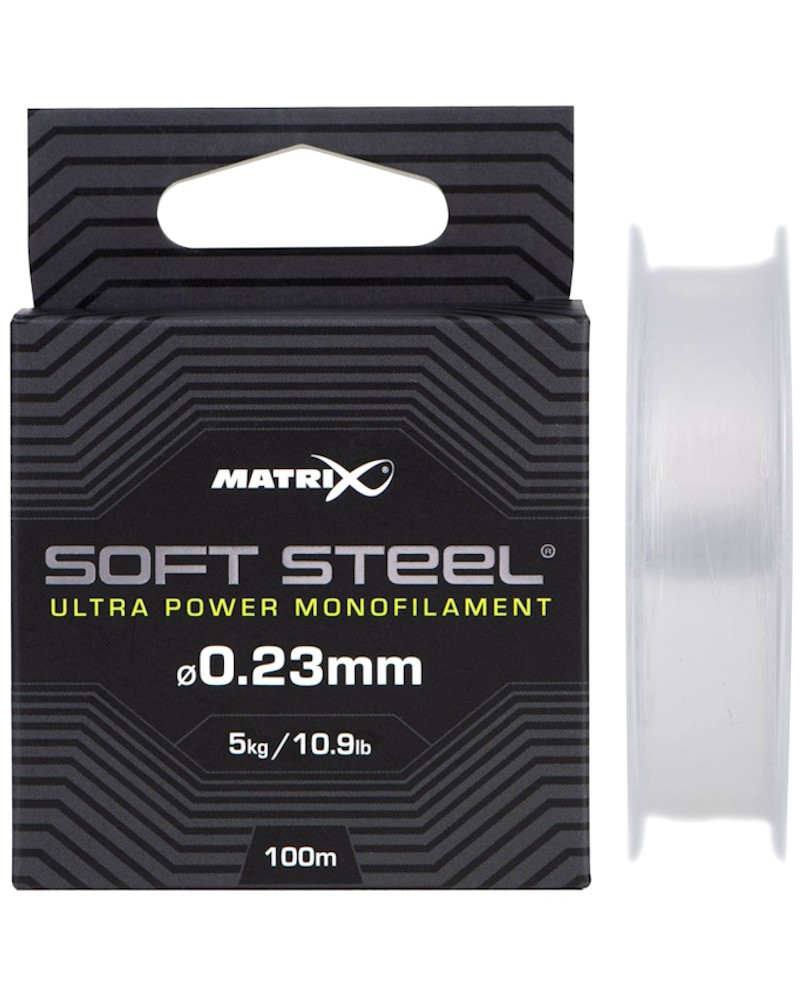 Żyłka Matrix Soft Steel Ultra Power Monofilament 0.23mm 5.00kg 10.90lb 100m