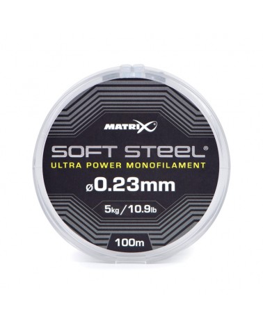 Żyłka Matrix Soft Steel Ultra Power Monofilament 0.23mm 5.00kg 10.90lb 100m