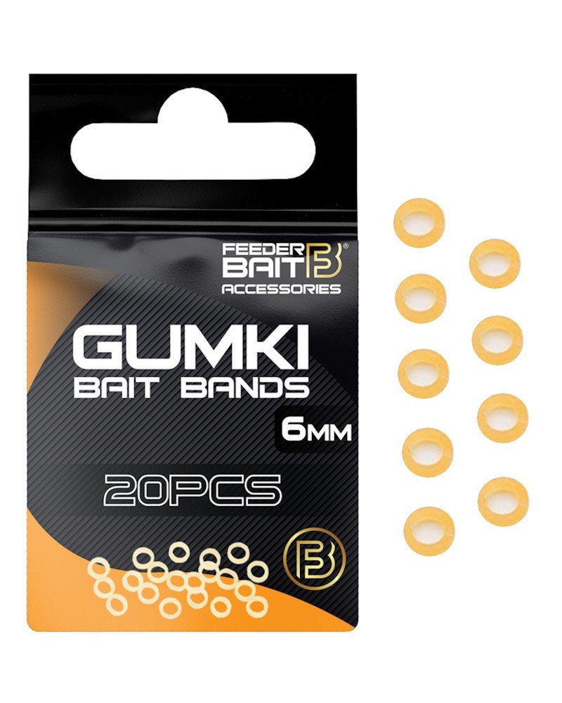Gumki Do Przynęt Pelletu Feeder Bait 6mm 20szt.