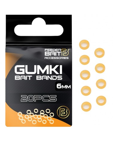 Gumki Do Przynęt Pelletu Feeder Bait 6mm 20szt.