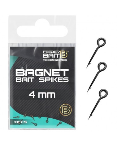 Wkręty Igły Do Przynęt Z Zadziorem Feeder Bait Spikes 4mm 10szt.