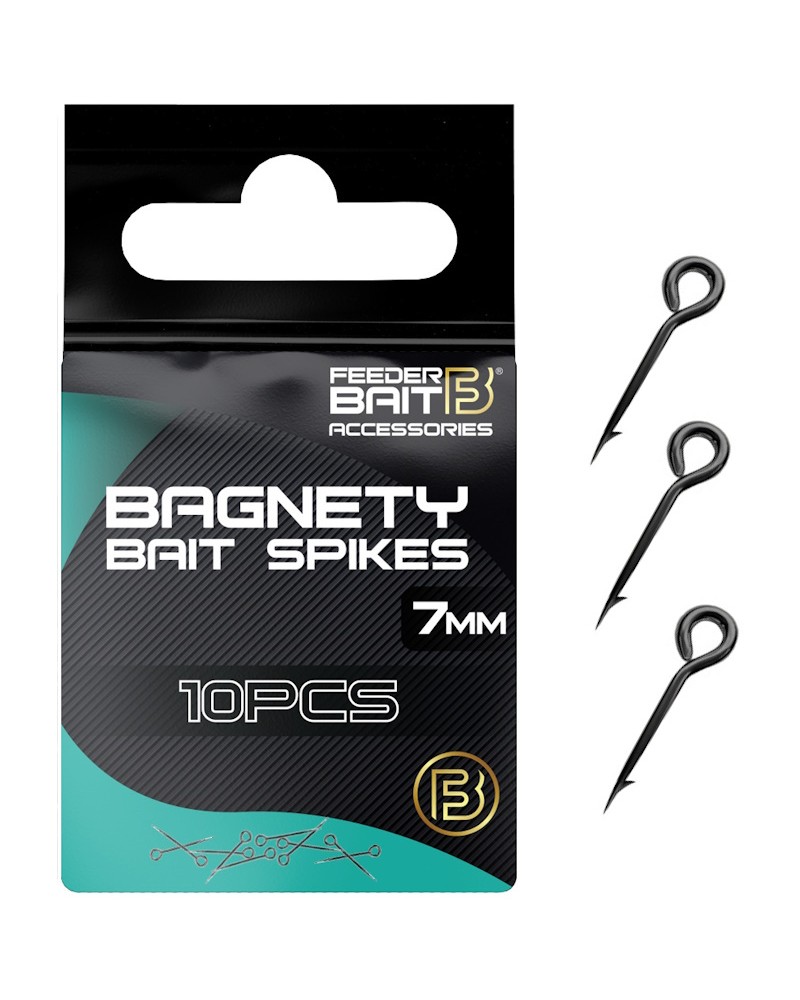 Wkręty Igły Do Przynęt Z Zadziorem Feeder Bait Spikes 7mm 10szt.
