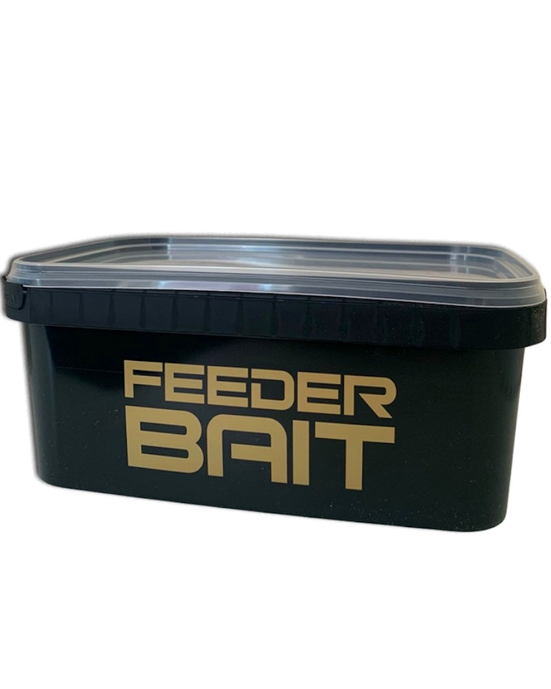 Wiadro Na Pellet Zanętę Feeder Bait 2L Prostokątne 24x15cm