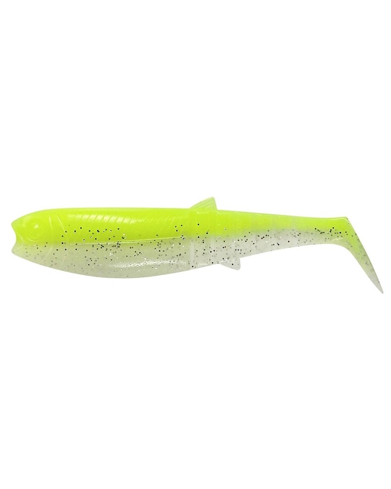 Guma Cannibal Savage Gear 6.8cm 3g Fluorescent Yellow Glow 1szt.