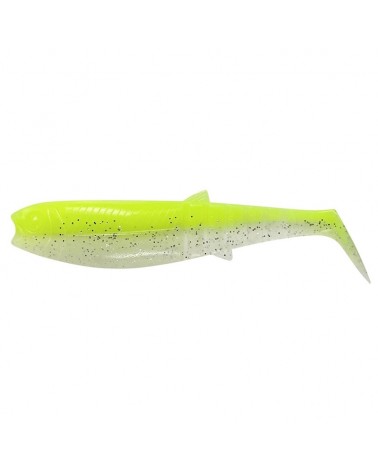 Guma Cannibal Savage Gear 6.8cm 3g Fluorescent Yellow Glow 1szt.
