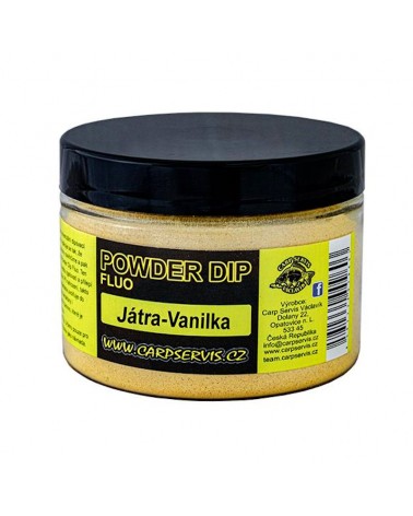 Dip Do Kulek Przynęt Haczykowych CS Vaclavik Fluo Powder Wątroba Wanilia Játra-Vanilka 70g