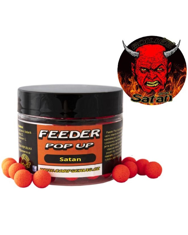 Kulki Haczykowe CS Vaclavik Feeder Pop-Up Satan Szatan 9mm 30g