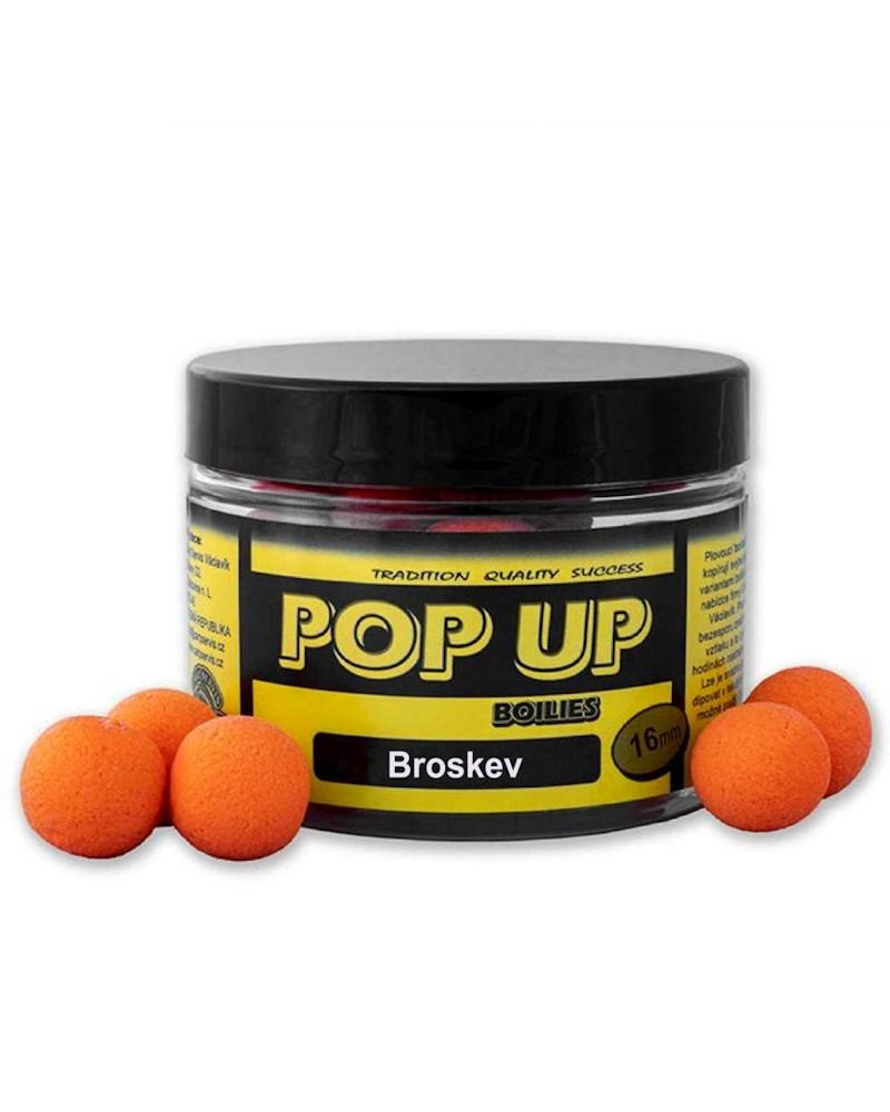 Kulki Haczykowe Carp Servis Vaclavik Pop Up Brzoskwinia Broskev 16mm 50g