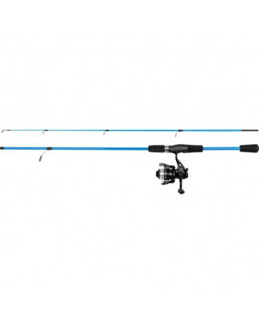 Zestaw Wędkarski Wędka Kołowrotek Zebco Disco Combo Blue 1.6m Do 30g 2cz.