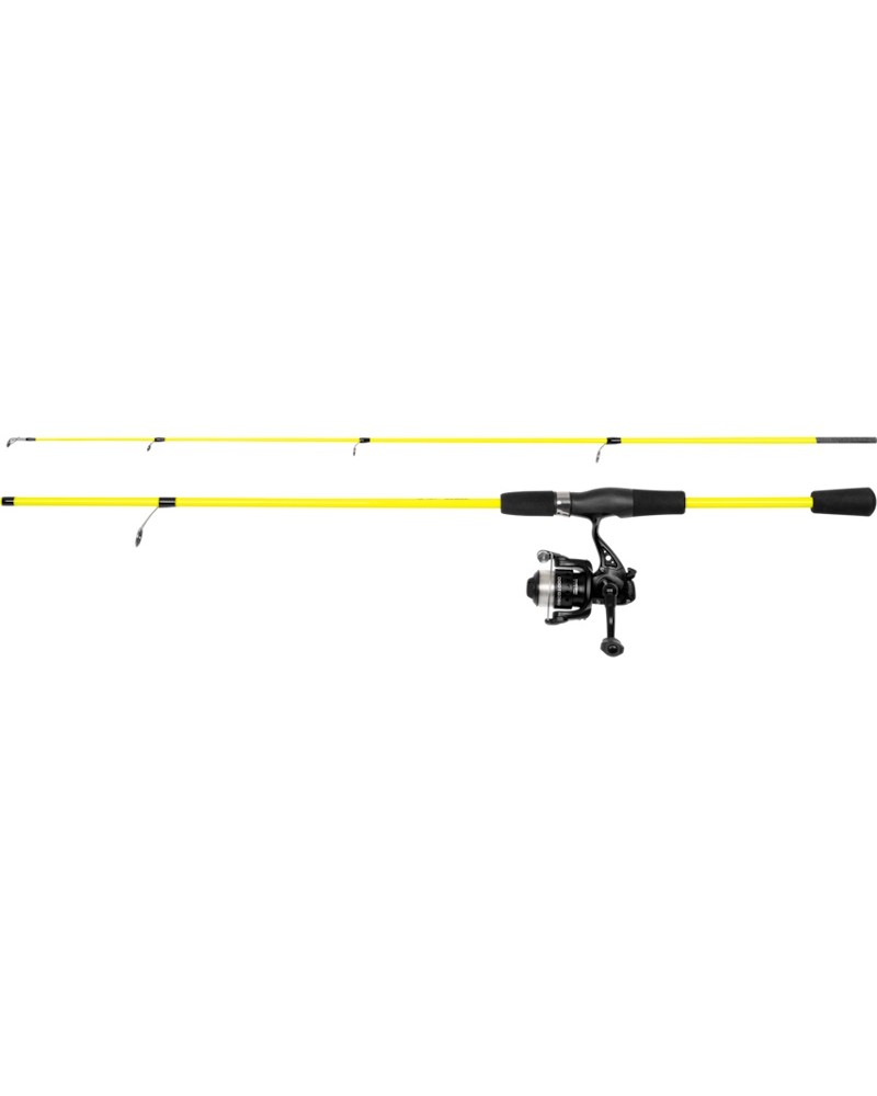 Zestaw Wędkarski Wędka Kołowrotek Zebco Disco Combo Yellow 1.6m Do 30g 2cz.