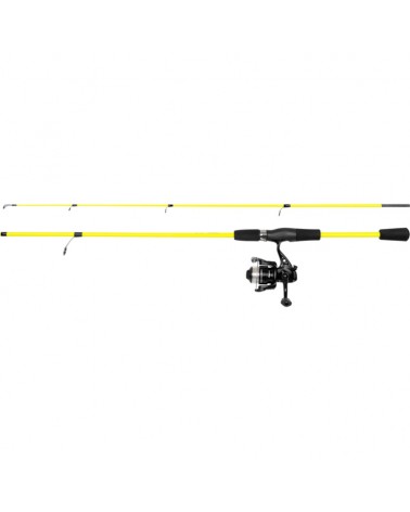 Zestaw Wędkarski Wędka Kołowrotek Zebco Disco Combo Yellow 1.6m Do 30g 2cz.