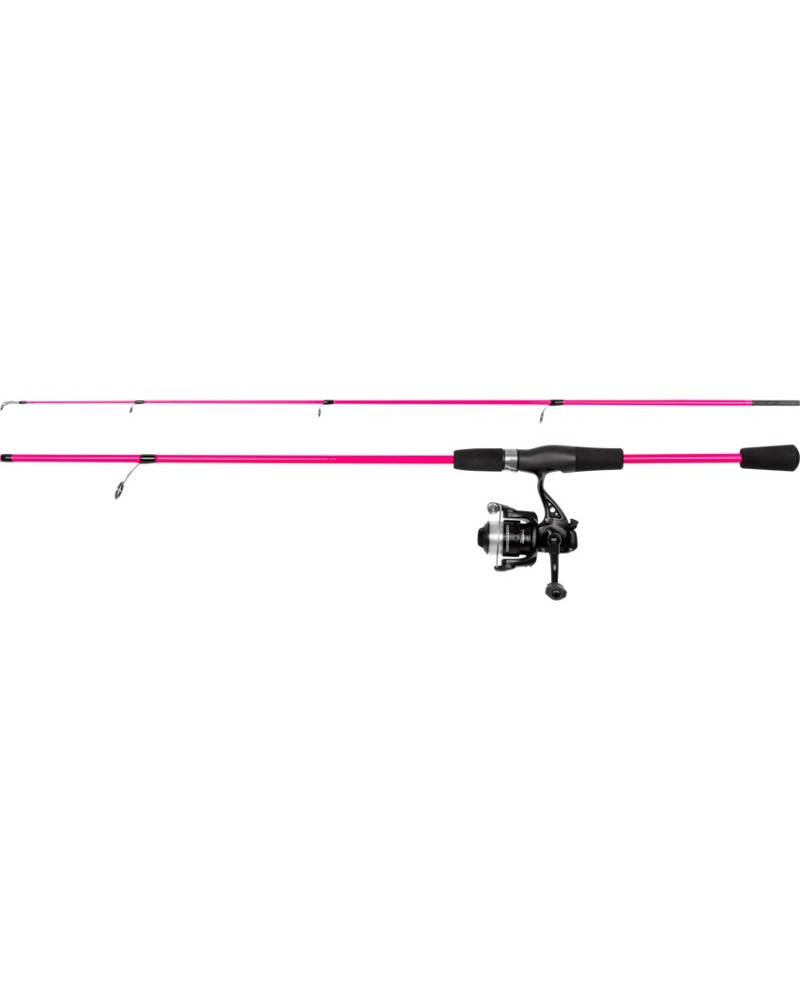 Zestaw Wędkarski Wędka Kołowrotek Zebco Disco Combo Pink 1.6m Do 30g 2cz.