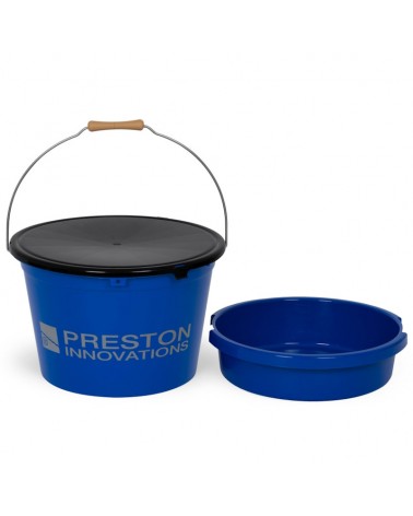 Wiadro Do Mieszania Zanęty Z Miską Przykrywką Preston Bucket Set 25L
