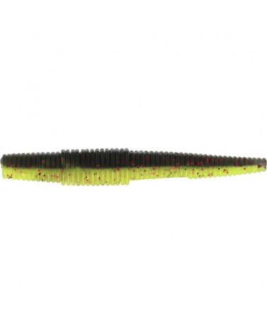 Guma Robak Westin Ned Worm Slim 5.5cm 1.5g Black Chartreuse 1szt.