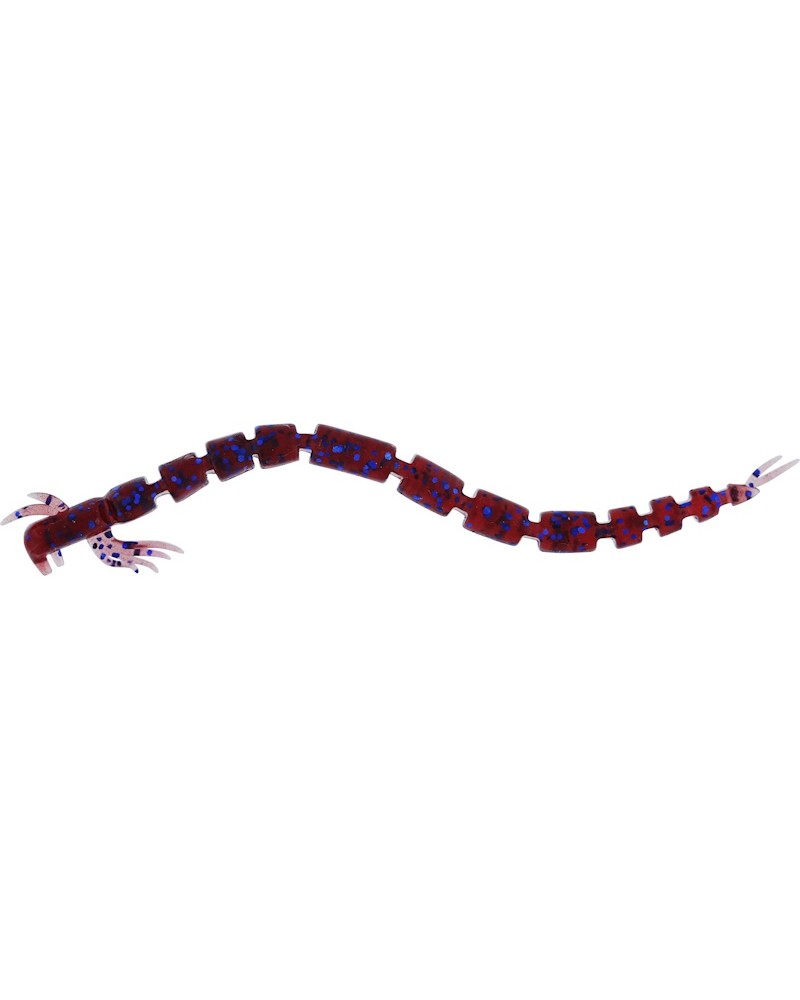 Guma Robak Westin BloodTeez Worm 7.5cm 1g Indigo UV Red 6szt.