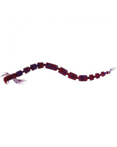 Guma Robak Westin BloodTeez Worm 7.5cm 1g Indigo UV Red 6szt.