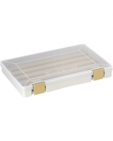 Pudełko Na Główki Jigowe Koguty Westin W3 Jig Box 135 Slots Medium 27.4x18x4cm Grey/Clear