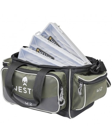 Torba Spinningowa Z Pudełkiem Westin W2 Lure Bag 3 Boxes Small Forest Night 43x25x22cm