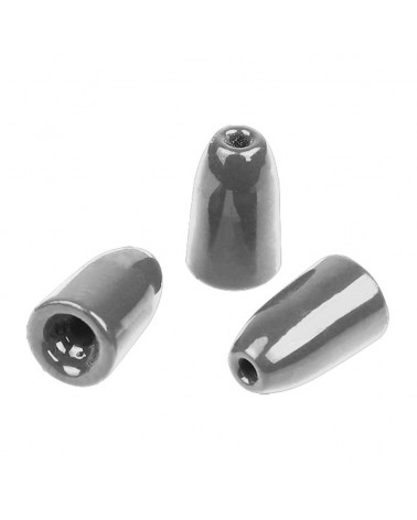 Ciężarek Do Zestawu Texas Carolina Mikado Jaws Tungsten Bullet Stalowo Szary
