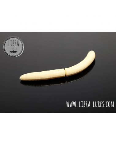Przynęta Libra Lures Fatty D'Worm 75mm 2.10g 005 Cheese Bez Zapachu 8szt.