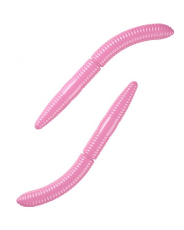 Przynęta Libra Lures Fatty D'Worm 75mm 2.10g 017 Bubble Gum Bez Zapachu 8szt.