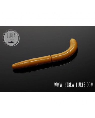 Przynęta Libra Lures Fatty D'Worm 75mm 2.10g 036 Coffee Milk Bez Zapachu 8szt.