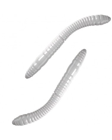 Przynęta Libra Lures Fatty D'Worm Tournament 55mm 1.20g 001 White Bez Zapachu 12szt.
