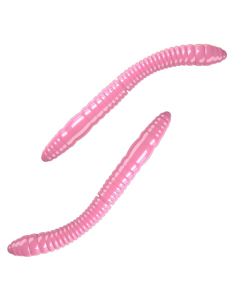 Przynęta Libra Lures Fatty D'Worm Tournament 55mm 1.20g 017 Bubble Gum Bez Zapachu 12szt.