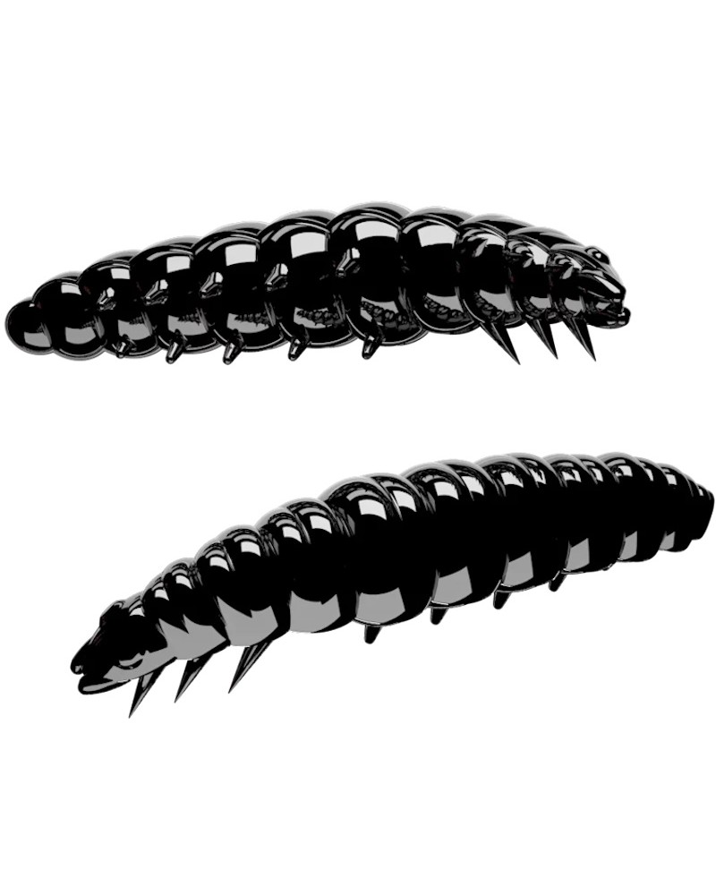 Przynęta Libra Lures Larva 30mm 0.45g 040 Black Bez Zapachu 15szt.