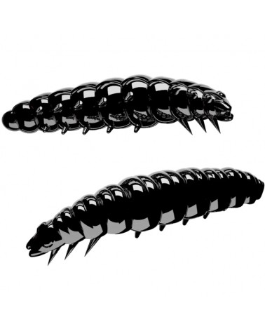 Przynęta Libra Lures Larva 30mm 0.45g 040 Black Bez Zapachu 15szt.