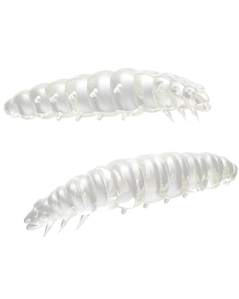 Przynęta Libra Lures Larva 35mm 0.80g 004 Silver Pearl Bez Zapachu 12szt.