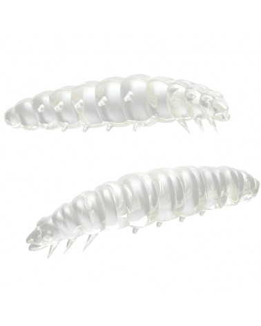 Przynęta Libra Lures Larva 35mm 0.80g 004 Silver Pearl Bez Zapachu 12szt.