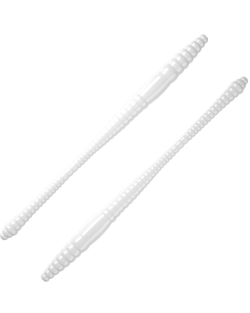Przynęta Libra Lures Dying Worm 70mm 0.53g 001 White Bez Zapachu 15szt.